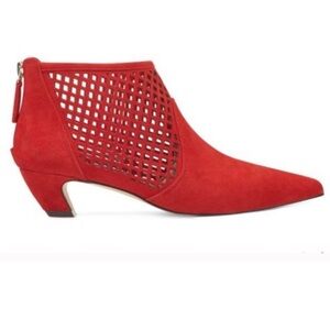 Nine West Yovactis Suede Ankle Booties (Size 7.5)